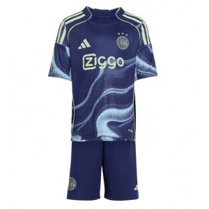 Fotbalové Dres Ajax Dětské Venkovní Oblečení 2025-26 Krátký Rukáv (+ trenýrky)